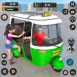 tuk tuk auto rickshaw driving simulator android application logo